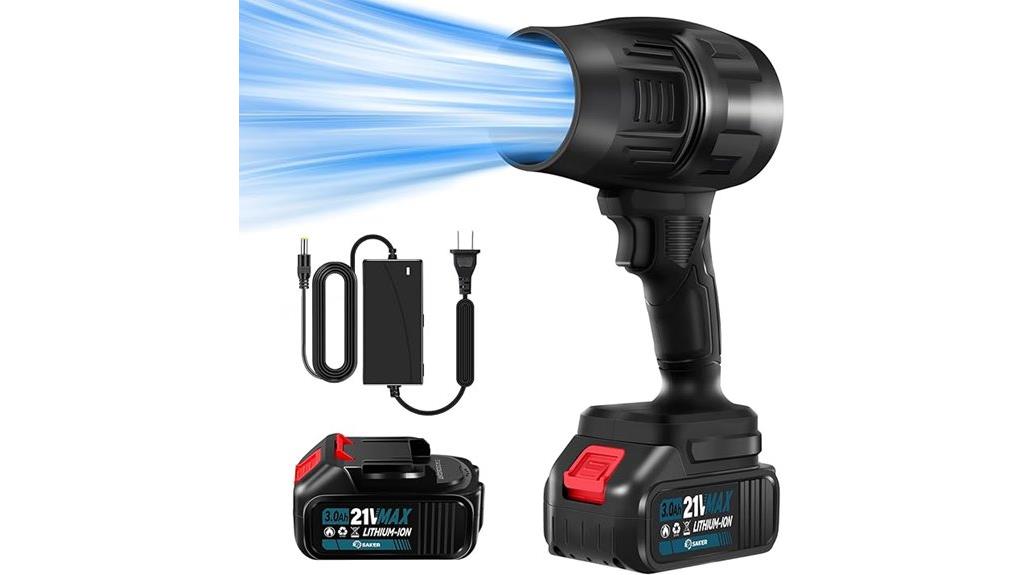 cordless blower with batteries