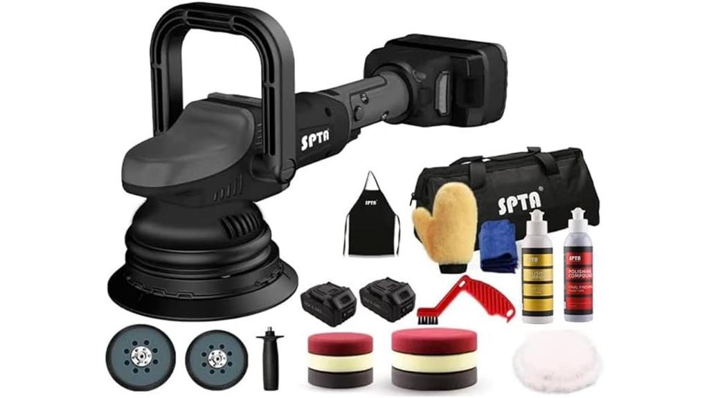 cordless car polisher kit