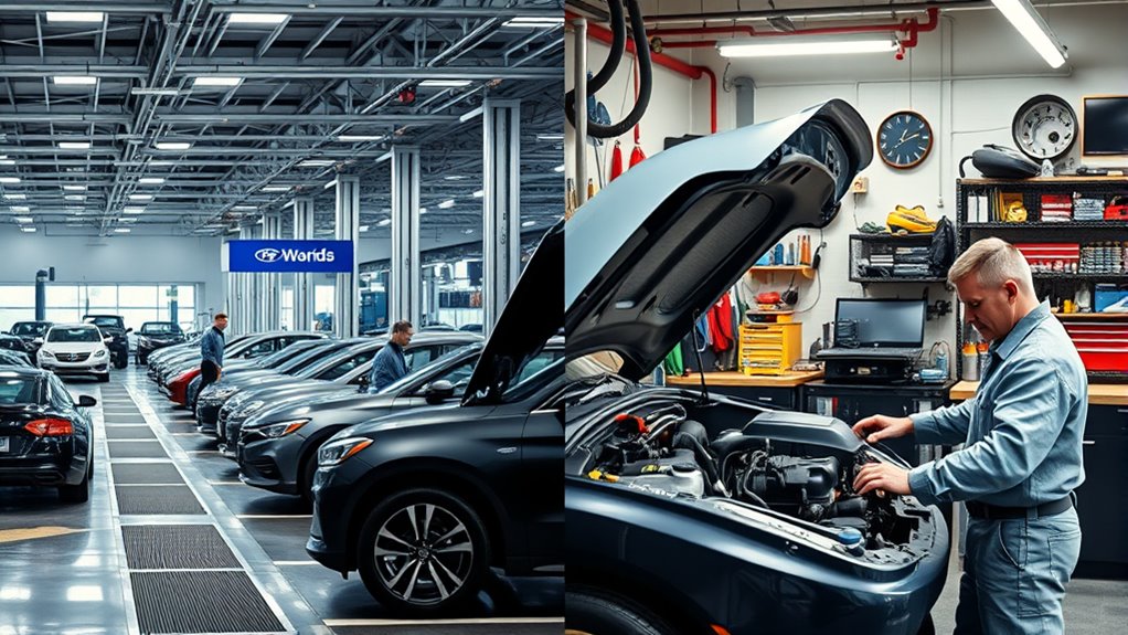 dealerships offer warranties diagnostics