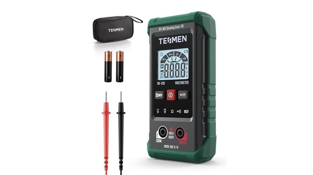digital multimeter with voltage
