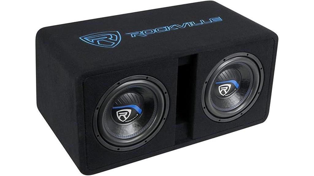 dual 10 inch car subwoofers