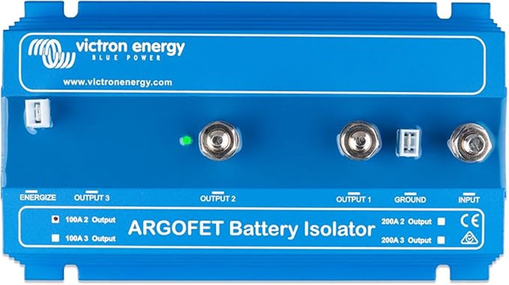 dual battery isolator system