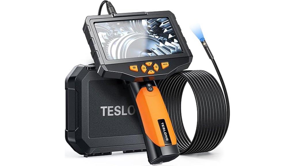 dual lens waterproof endoscope