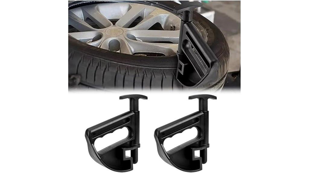 dual nylon tire bead clamps