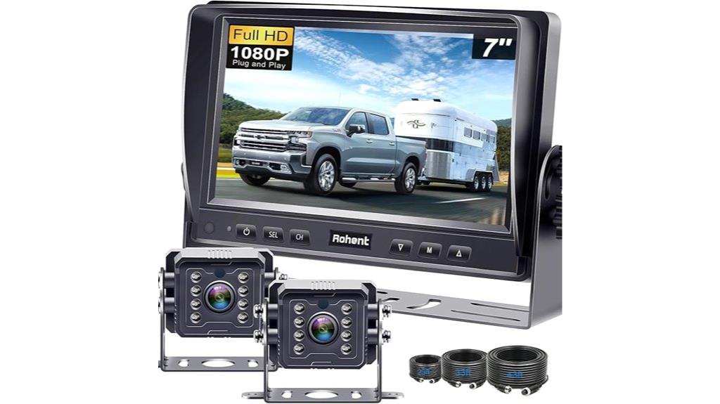 dual rear view cameras
