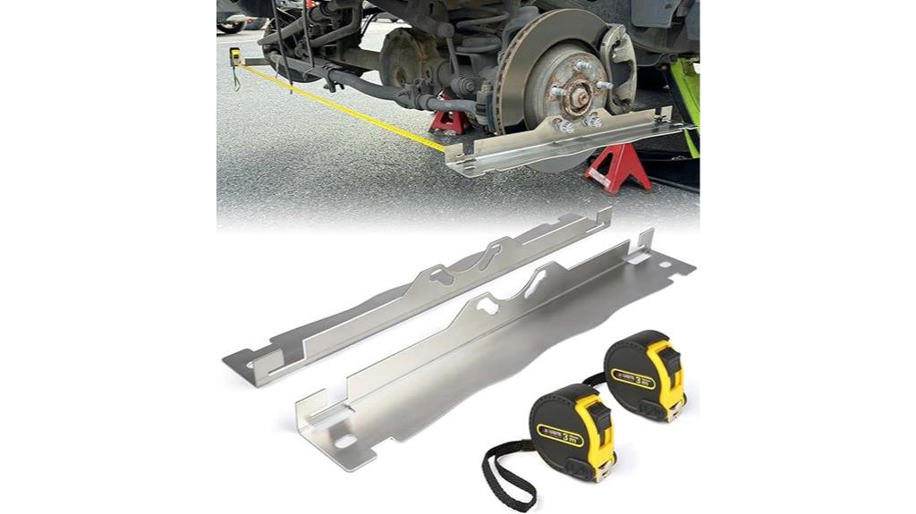 durable toe alignment plates