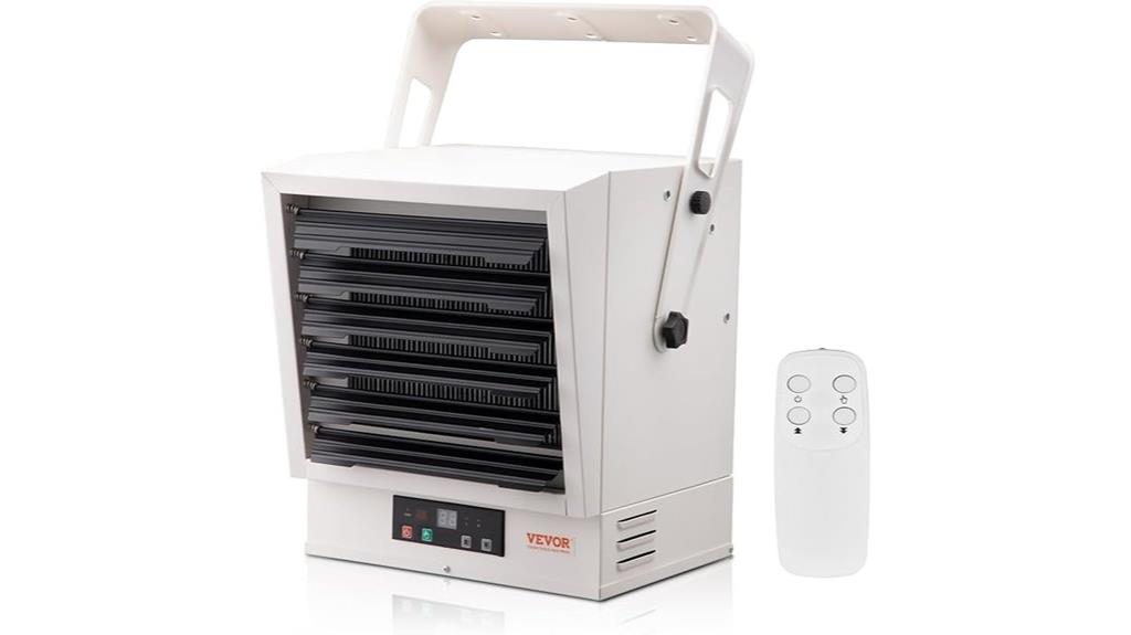 electric garage heater with remote