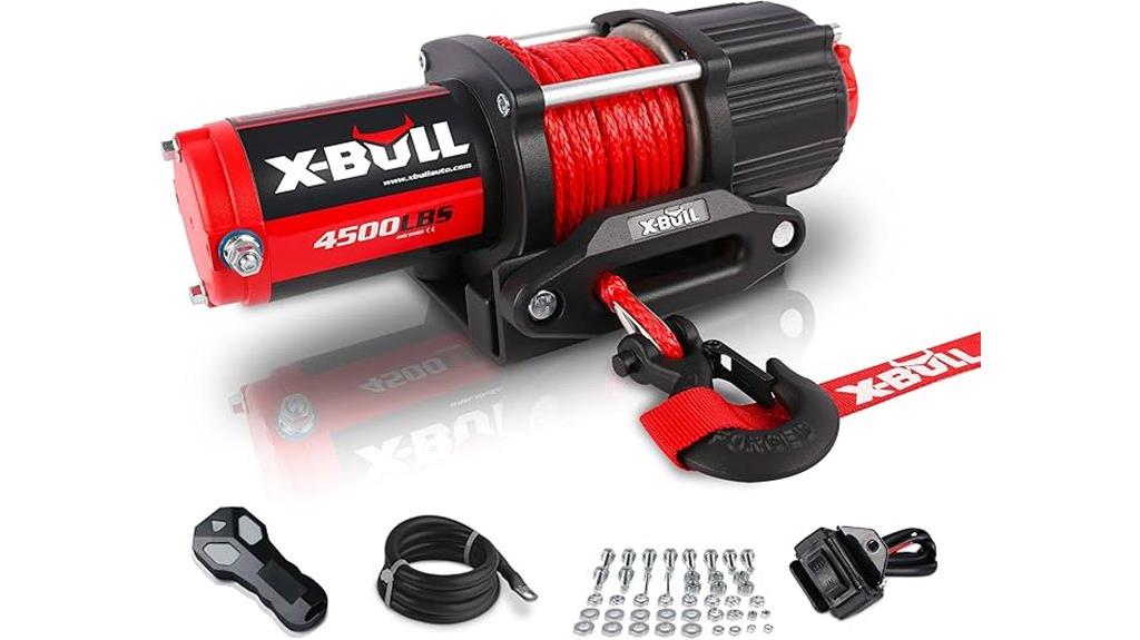 electric winch with remote