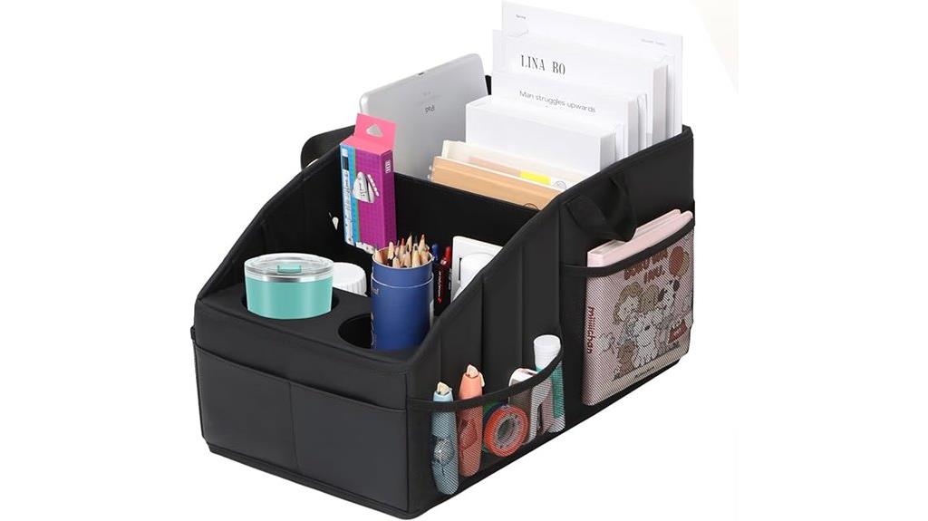 eleven compartment car organizer