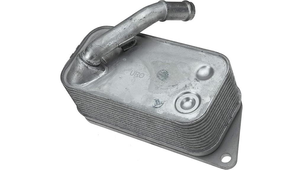 engine oil cooler location