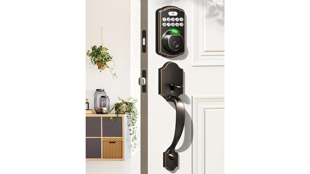 fingerprint door lock set