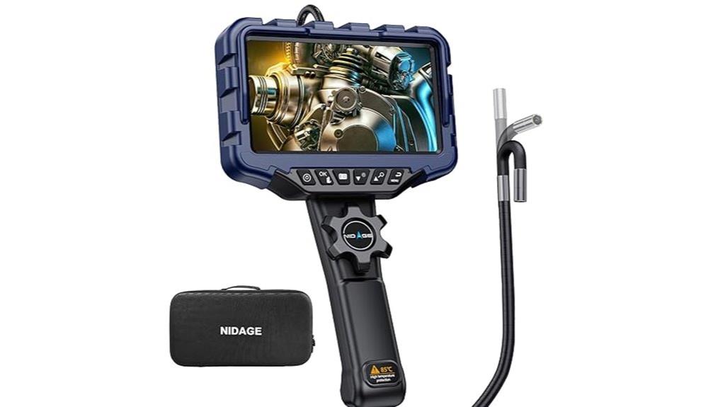 flexible two way borescope