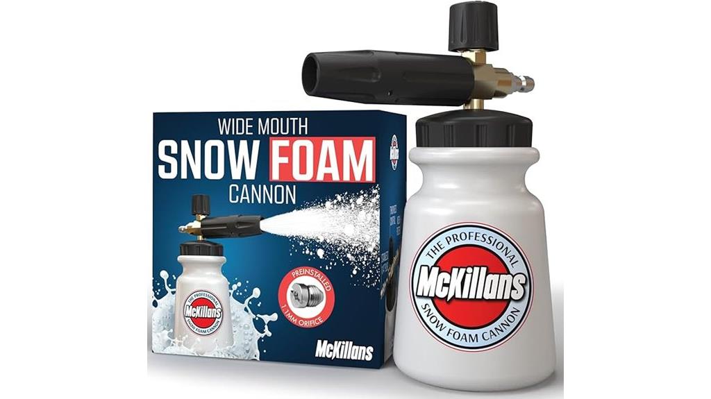foam cannon for pressure washers