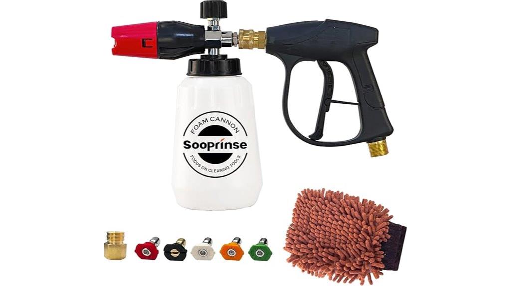 foam cannon with pressure