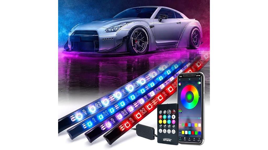 four car underglow led lights