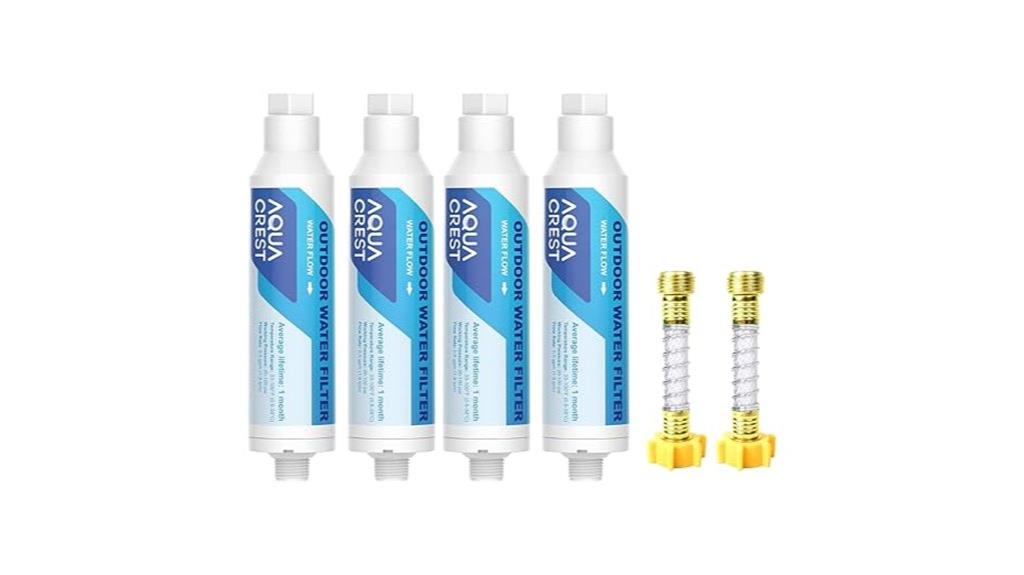four pack water filters