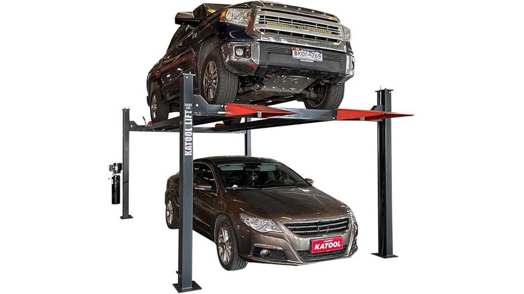 four post garage lift
