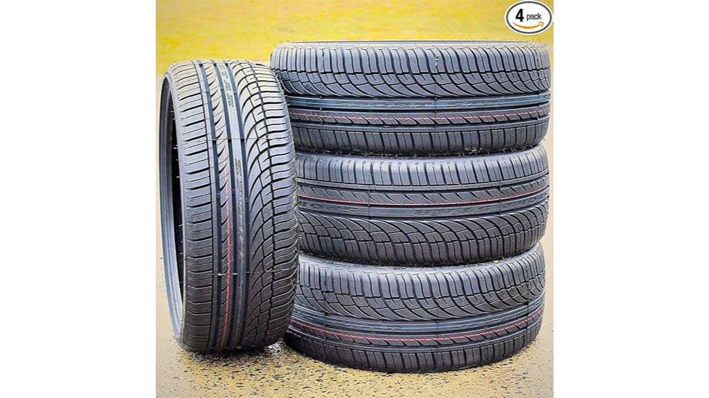 four tires 255 30r22
