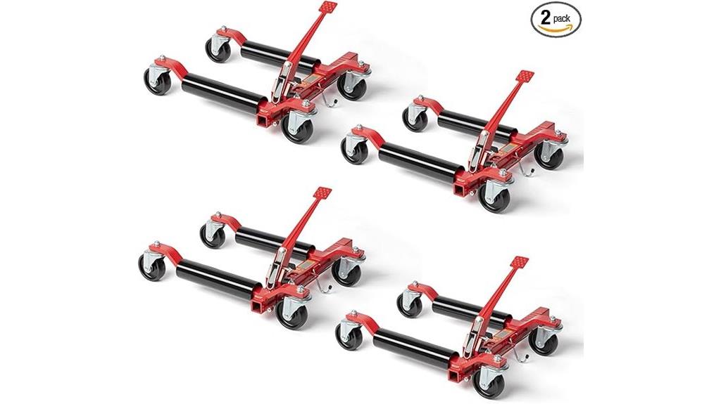 four wheel car jack set