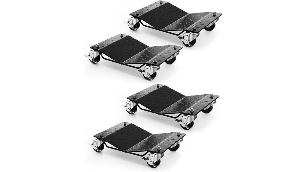 four wheel vehicle moving set