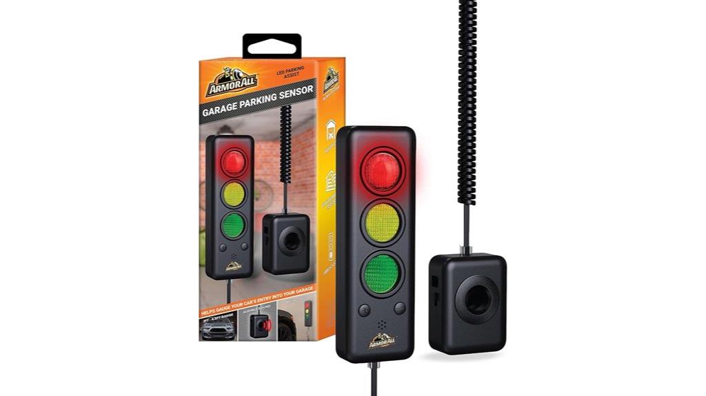 garage parking aid with led