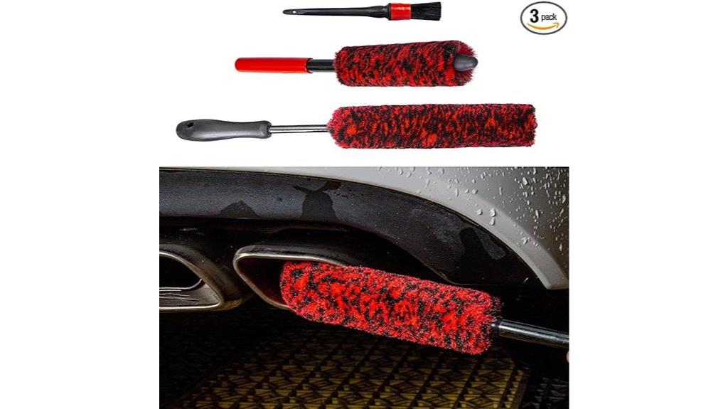 gentle car wheel brush