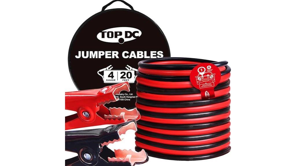 heavy duty 4 gauge jumper cables