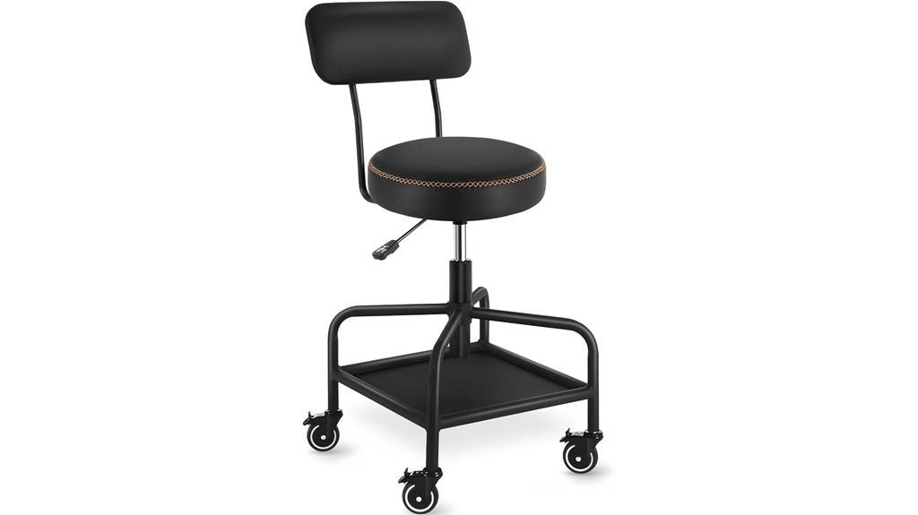 heavy duty adjustable shop stool