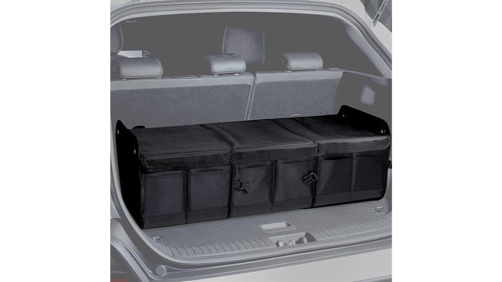 heavy duty black cargo organizer