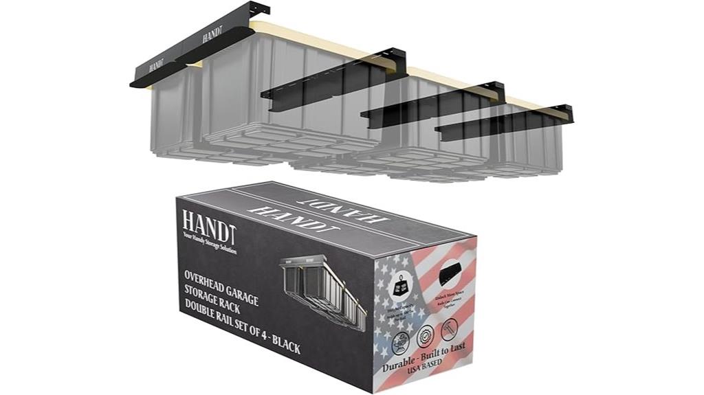 heavy duty ceiling storage rails