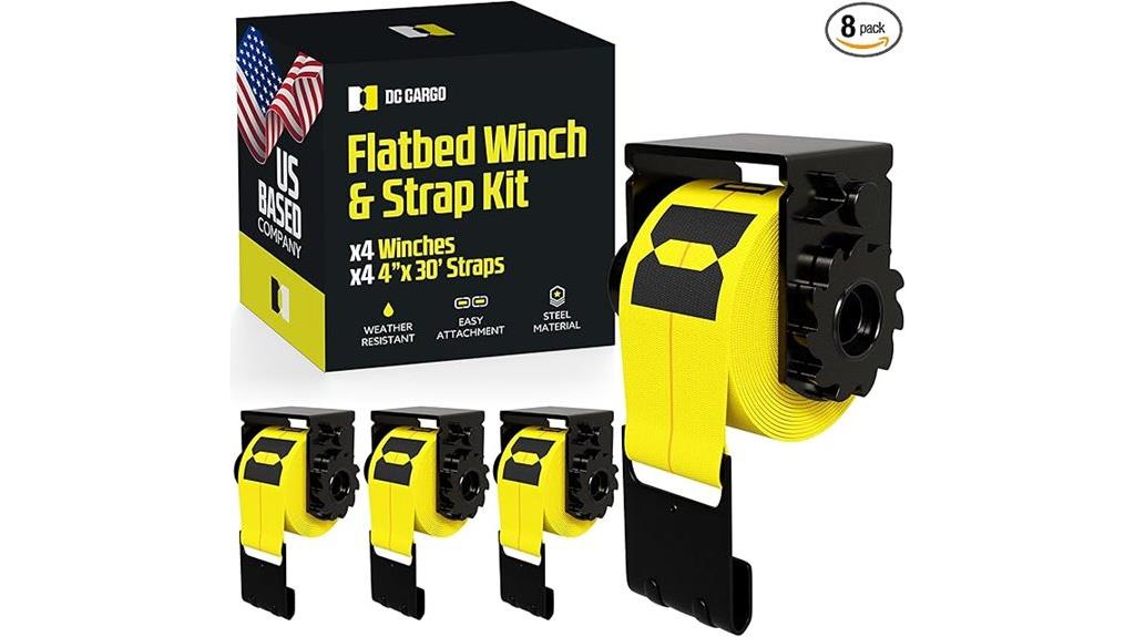 heavy duty flatbed winch