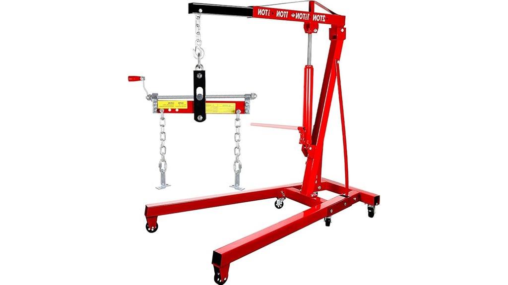heavy duty folding engine hoist