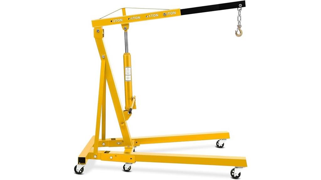 heavy duty folding engine hoist