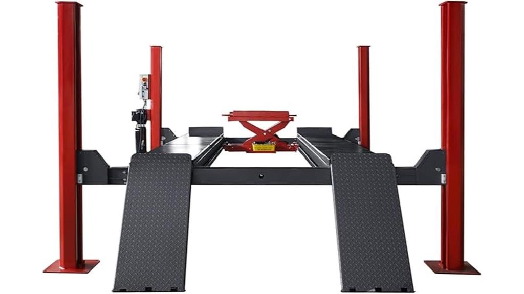 heavy duty four post lift
