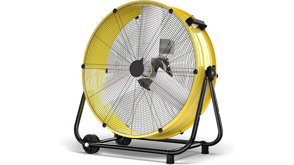 heavy duty industrial drum fan