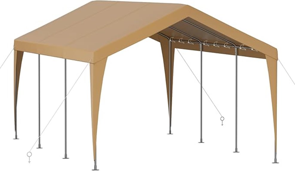 heavy duty portable carport