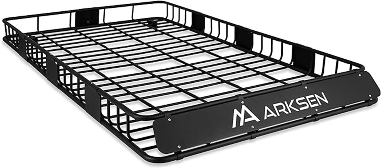 heavy duty roof cargo basket