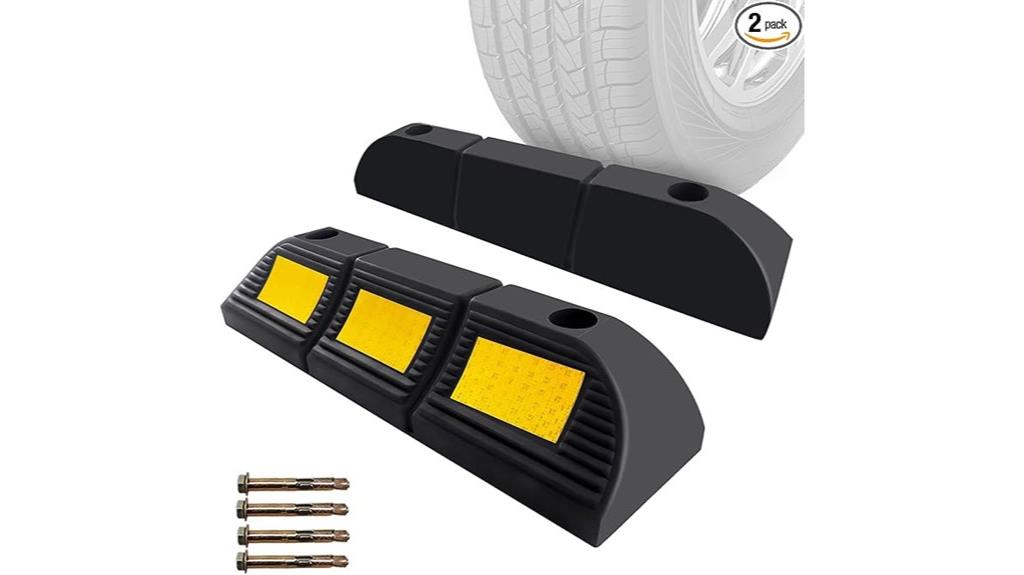 heavy duty rubber parking bumper