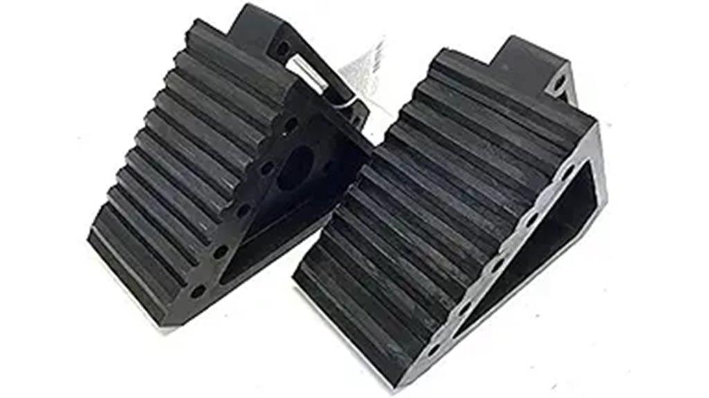 heavy duty rubber wheel chocks
