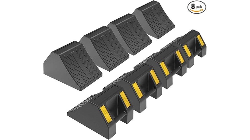 heavy duty rubber wheel chocks