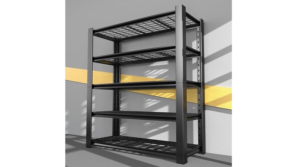 heavy duty wire garage shelving