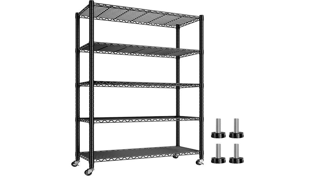 heavy duty wire shelving