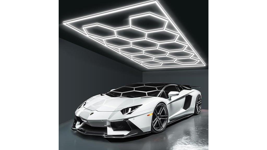 hexagonal garage led lighting