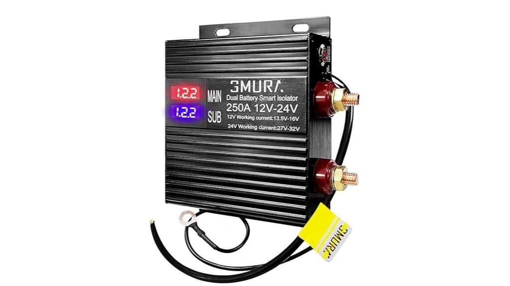 high amp dual battery isolator