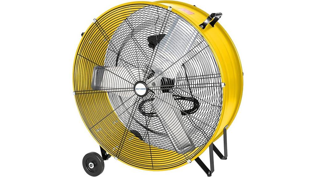 high capacity drum fan