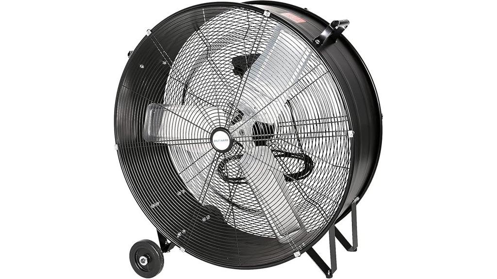 high capacity drum fan