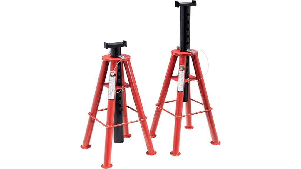 high height pin jack stands