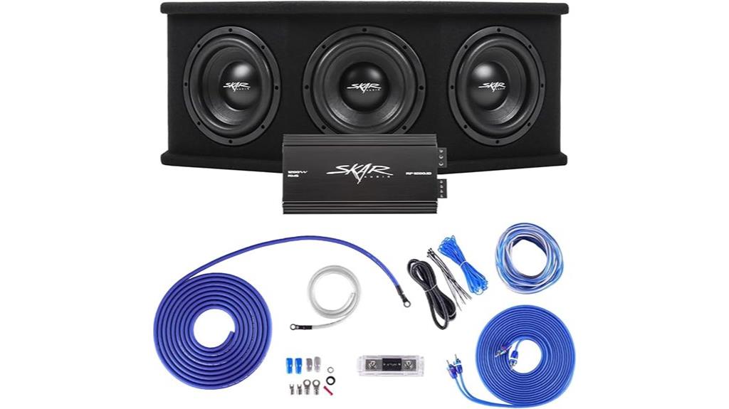 high power subwoofer bass package