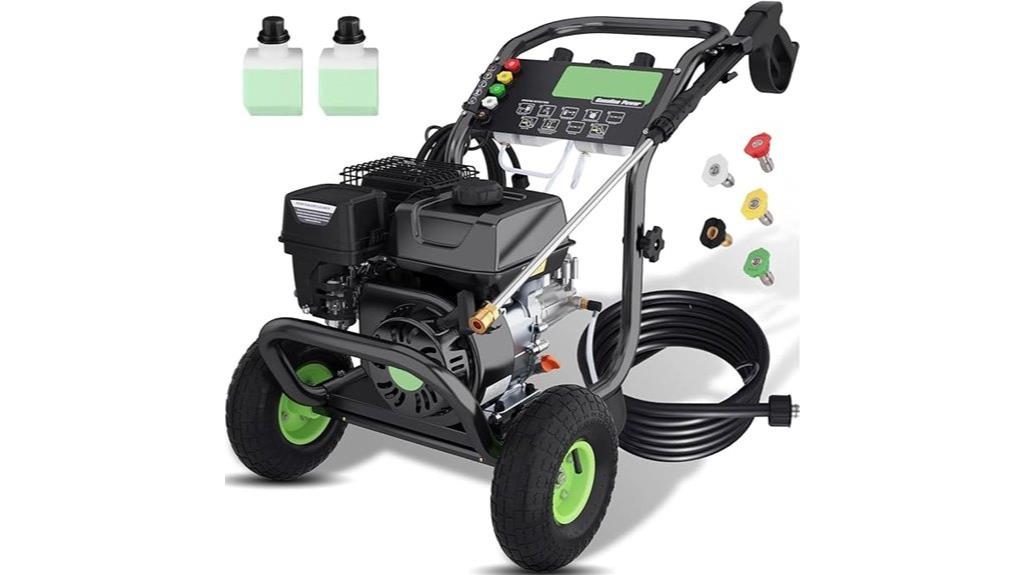 high pressure gas washer