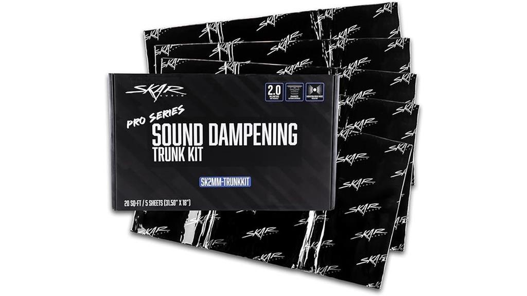 high quality car soundproofing